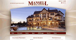 Desktop Screenshot of mansellrealestate.com